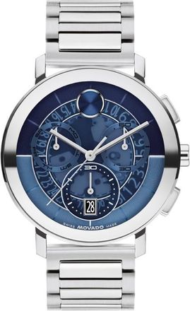 Movado Bold Evolution 2.0 Chronograph Quartz Blue Dial Mens Watch 3601299