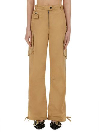 Ganni Cotton Twill Cargo Pants