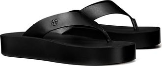 Tory Burch Platform Flip Flop in Black /Black at Nordstrom, Size 11
