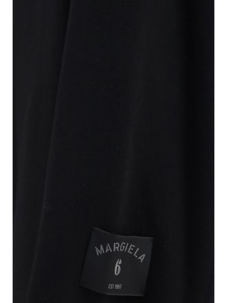 Maison Margiela Mens Coat Double-Face Wool Black (ovis Aries)