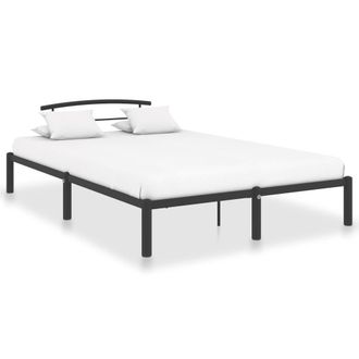 Berkfield Home Bed Frame Black Metal 160x200 cm