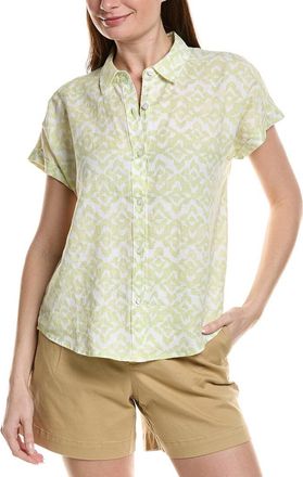Tommy Bahama Coastal Tiles Linen Camp Shirt