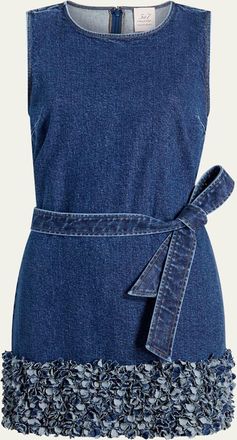 Cinq à Sept Mindie Denim Petal Mini Dress