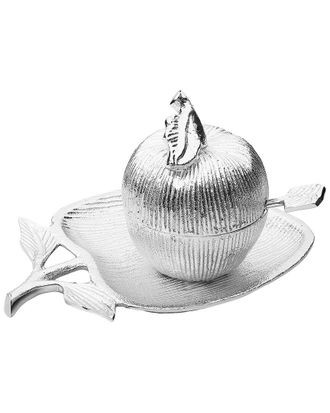 Alice Pazkus Apple Shaped Dish With Removable Honey Jar