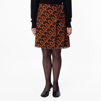Burberry Fox Pattern Wool Kilt, Brand Size 10 ( US Size 8 )