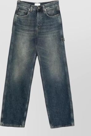 Haikure denim regular-fit wide-leg jeans