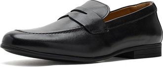 Florsheim Modena Moc Toe Penny Loafer Mens Shoes Black : 10.5 W (3E), Leather/Suede