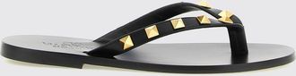 Valentino Garavani Sandali infradito bassi Rockstud in pelle con borchie