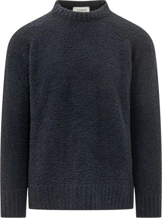 Laneus Round-neck Truien - Heren - Ronde hals truien - Blauw - M - Truien & Vesten