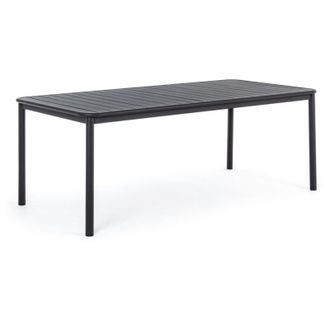 BIZZOTTO Bizzotto - Tavolo in alluninio rodrigo 202x100cm antracite wg21