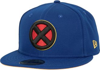 New Era X-Men Logo Blue Colorway 59Fifty Fitted Hat, Blue, 7.25