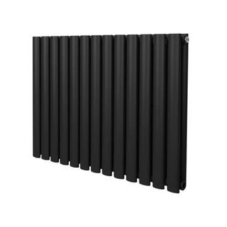 MonsterShop Oval Column Radiator - 600mm x 780mm - Black