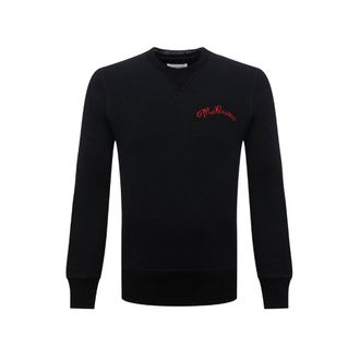 Alexander McQueen Black Cotton Mens Sweatshirt