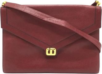 Dior Pre-owned Leather dior-bags - Dames - Vintage Schoudertas - Rood - ONE Size - Leer - Vintage