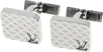 Louis Vuitton Pre-owned Accessories, male, Gray, Size: ONE SIZE Pre-owned Cufflinks