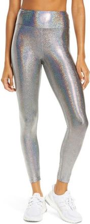 Heroine Sport Marvel Metallic High Waist Leggings in Matrix at Nordstrom, Size X-Small
