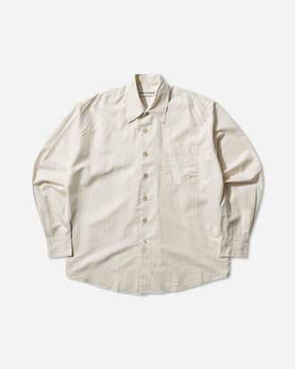 Our Legacy Men s Above Shirt Faded Bone