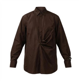 Valentino Cotton Poplin Shirt - Brown