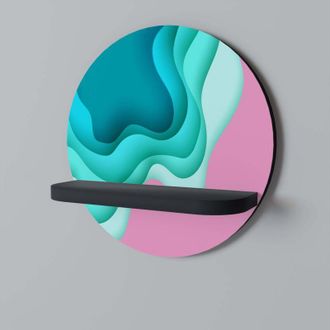 OEM Estante Redondo Cyanic Abyss Negro