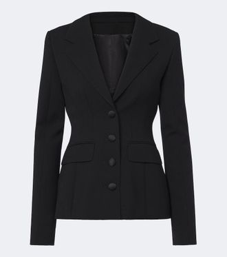 Dolce & Gabbana Virgin wool cr&ecirc;pe blazer