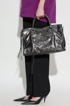 Balenciaga Handbag Le City Medium, Womens, Black