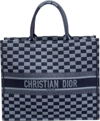 Dior Borsa tote Book anni 2000 - Blu