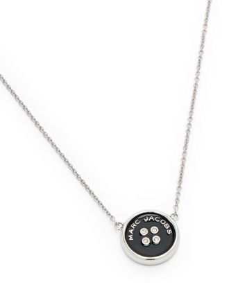 Marc Jacobs Collana con pendente logo - Argento