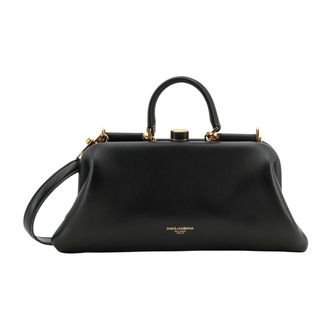 Dolce & Gabbana Dames, Tassen, Zwart, Maat: ONE Size Leer