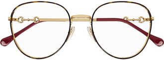 Gucci GG0880O002 Square Full Rim Eyeglasses - Havana
