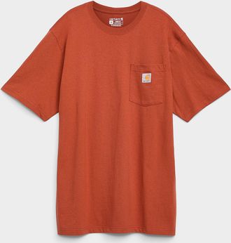 Carhartt Work in Progress Mens Logo pocket T-shirt
