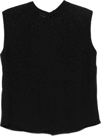 Pinko Tofu Top - Dames - Tops zonder mouwen - Zwart - M - Tops