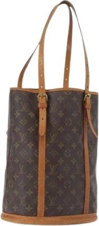 Louis Vuitton Pre-owned Bucket Bags, female, Brown, Size: ONE SIZE Pre-owned Vintage Canvas Bucket Bag