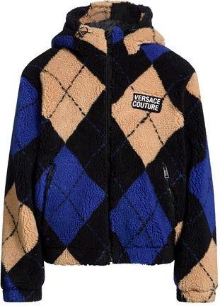Versace COATS & JACKETS - Shearling & Teddy on YOOX.COM