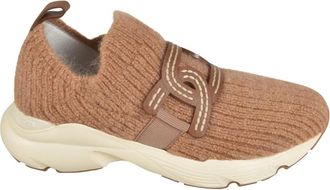 Tod's Platte schoenen voor vrouwen - Dames - Sneakers - Bruin - 40 EU - Schoenen