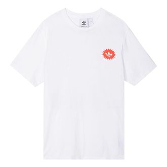 adidas originals Bodega Poster Back Printing Short Sleeve White ED7066