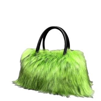 Generic Autumn and winter fashion imitation fur handbag large-capacity tote bag