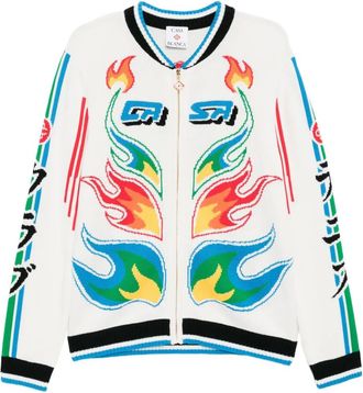 Casablanca Giacca Flame Laurel Casa Club - Bianco