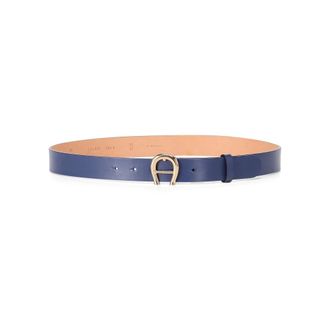 Aigner Accessoires, Dames, Blauw, 90 CM, Leer, Riemen