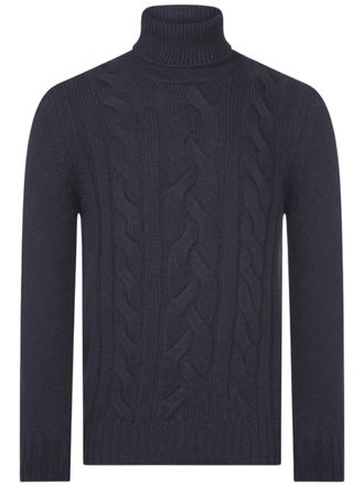 Gran Sasso Three-Ply Super Geelong Wool Turtleneck Sweater