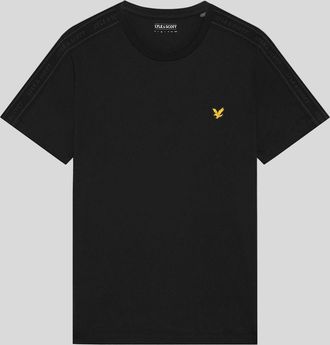 Lyle & Scott Lyle And Scott Mens Sports Jacquard Tape T-Shirt - Size: 34
