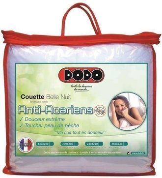 Dodo Edred&oacute;n Templado Dodo Belle Nuit 4 Estaciones 350 G/m&sup2; 240 X 260 Cm Anti&aacute;caros Blanco Oeko-tex