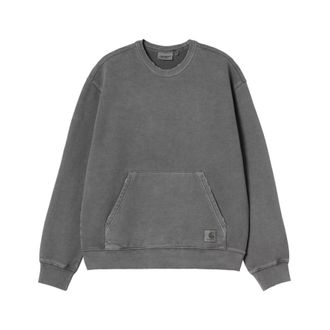 Carhartt Work in Progress Sweatshirts, male, Gray, S, Sweatshirt Carhartt