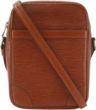 Louis Vuitton Tweedehands leren schoudertassen - Dames - Vintage Schoudertas - Bruin - ONE Size - Leer - Vintage