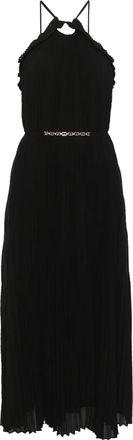 Twin-Set Abito midi plissé - Nero