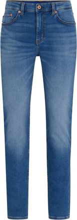 HUGO BOSS Hugo Mens Five Pocket Design Slim Fit Jeans in Medium Blue - Size 30W/32L