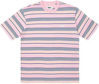Palace Stripe T-Shirt Pink P24ES028