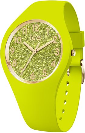 Ice Watch Ice Watch Ice Glitter - Neon Lime WoMens Yellow 021225 Silicone - One Size