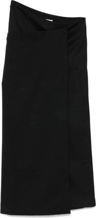 Entire studios Gonna midi a portafoglio - Nero