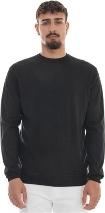 Peuterey Dodos 04 Ronde hals pullover - Heren - Ronde hals truien - Zwart - M - Katoen - Truien & Vesten