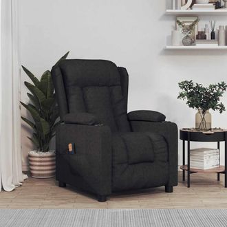 vidaXL Vidaxl - Sill&oacute;n De Masaje De Tela Negro